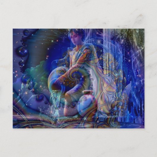Aquarius Briefkaart (Voorkant)