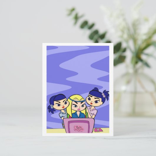 Aquarius Briefkaart (Staand voorkant)