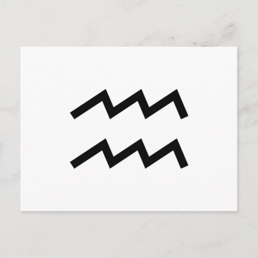 Aquarius Briefkaart (Voorkant)