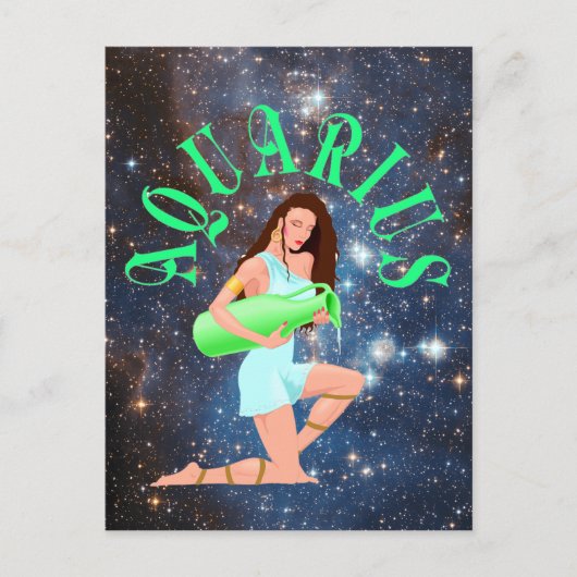 Aquarius Briefkaart (Voorkant)