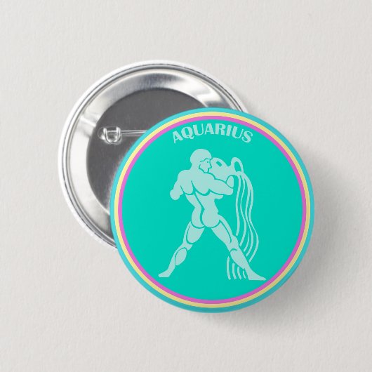 Aquarius Button (Voorkant /achterkant)