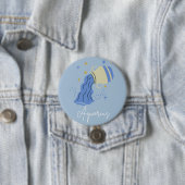 Aquarius button badge  (In situ)