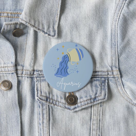 Aquarius button badge  (In situ)