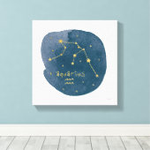 Aquarius Canvas Afdruk (Insitu (Houten vloer))