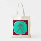 Aquarius Canvas tas (Achterkant)