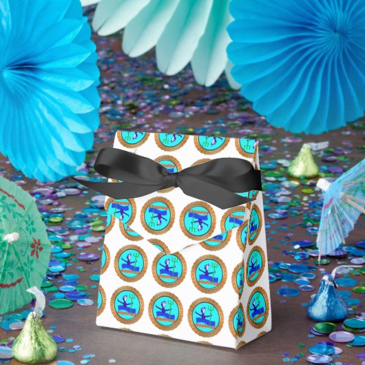 Aquarius cartoon de waterdrager Horoscope Bedankdoosjes (Feest)