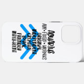 Aquarius Case-Mate iPhone Case (Achterkant (horizontaal))