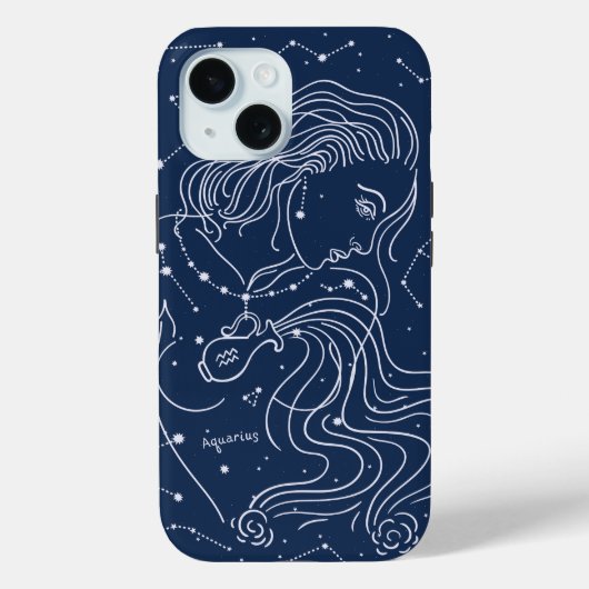 Aquarius Case-Mate iPhone Case (Achterkant)