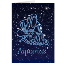 Aquarius Constellation and Zodiac Sign with Stars
