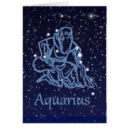 Aquarius Constellation and Zodiac Sign with Stars