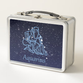 Aquarius Constellation and Zodiac Sign with Stars