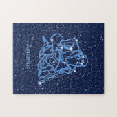 Aquarius Constellation and Zodiac Sign with Stars Legpuzzel (Horizontaal)