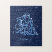 Aquarius Constellation and Zodiac Sign with Stars Legpuzzel (Verticaal)