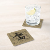  Aquarius Constellation door Hevelius 1690 Kartonnen Onderzetters (Insitu)