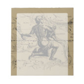  Aquarius Constellation door Hevelius 1690 Notitieblok (Voorkant)