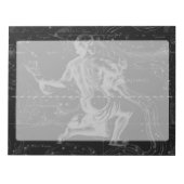 Aquarius Constellation Hevelius circa 1690 Notitieblok (Voorkant)