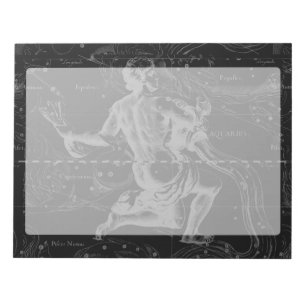 Aquarius Constellation Hevelius circa 1690 Notitieblok