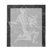 Aquarius Constellation Hevelius circa 1690 Notitieblok (Voorkant)