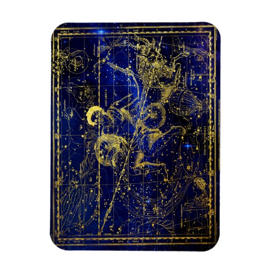 aquarius constellation magnet magneet (Verticaal)