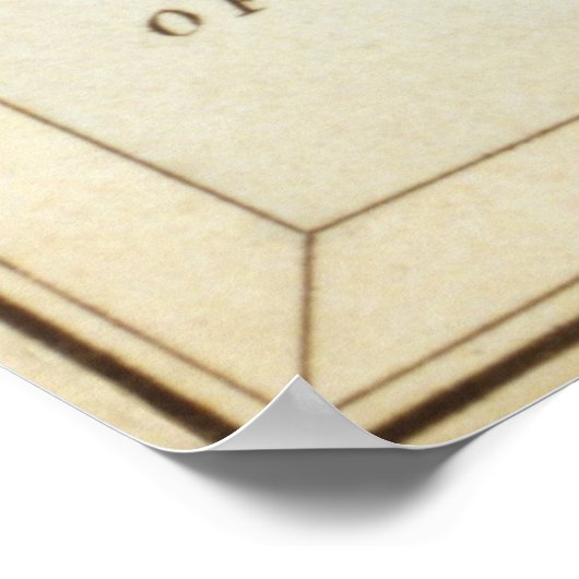 Aquarius Constellation Map (1825) Poster (Hoek)