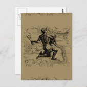 Aquarius Constellation Map door Hevelius Briefkaart (Voorkant / Achterkant)