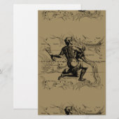 Aquarius Constellation Map door Hevelius Briefpapier (Voorkant / Achterkant)