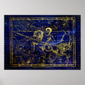 aquarius constellation poster (Voorkant)