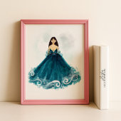 Aquarius Constellation Poster, Minimalist Zodiac  Poster