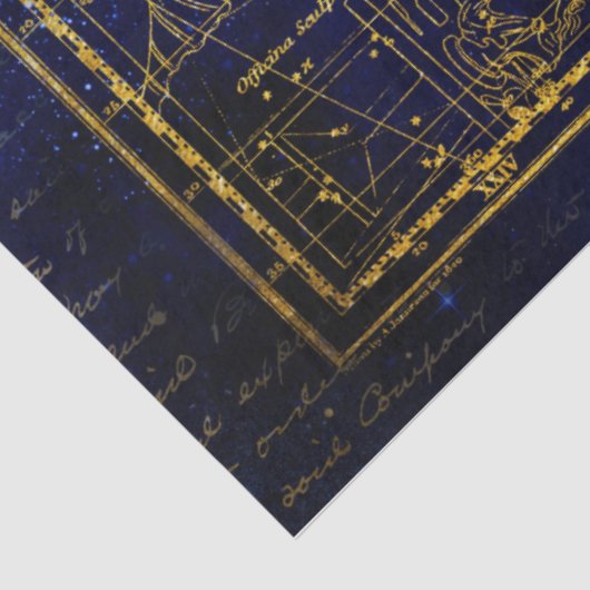 aquarius constellation tissuepapier (Detail)