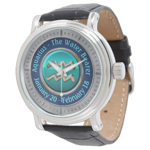 Aquarius - de Horoscoop van de waterdrager Horloge