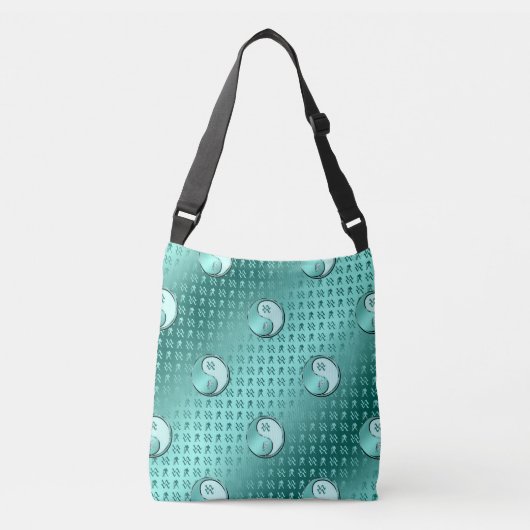 Aquarius de waterdrager crossbody tas (Voorkant)