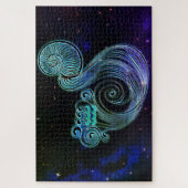 aquarius de waterdrager de zodische puzzel (Verticaal)