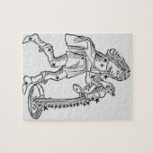 Aquarius (de waterdrager) een voorbeeld uit legpuzzel (Horizontaal)