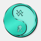 Aquarius de waterdrager magneet (Voorkant)