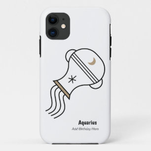 Aquarius de waterdrager op maat Case-Mate iPhone case