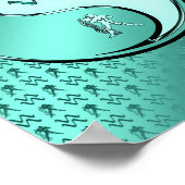 Aquarius de waterdrager poster (Hoek)