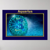 Aquarius de waterdrager poster (Voorkant)