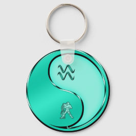 Aquarius de waterdrager sleutelhanger