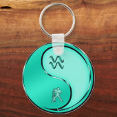 Aquarius de waterdrager sleutelhanger (Achterkant)