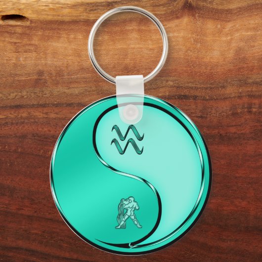 Aquarius de waterdrager sleutelhanger (Voorkant)