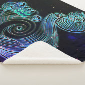 aquarius de waterdrager zodiac deanket sherpa deken (3/4)