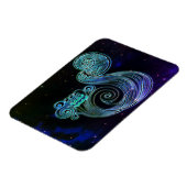 aquarius de waterdrager zodiac magnet magneet (Linkerzijde)