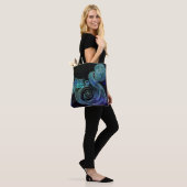 aquarius de waterdrager zoödiac canvas tas (Op model)