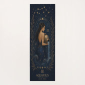 Aquarius Dierenriem Hemel Yoga Mat (Achterkant)