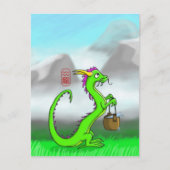 Aquarius/Dragon Briefkaart (Voorkant)