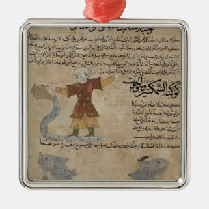 Aquarius en Pisces Metalen Ornament