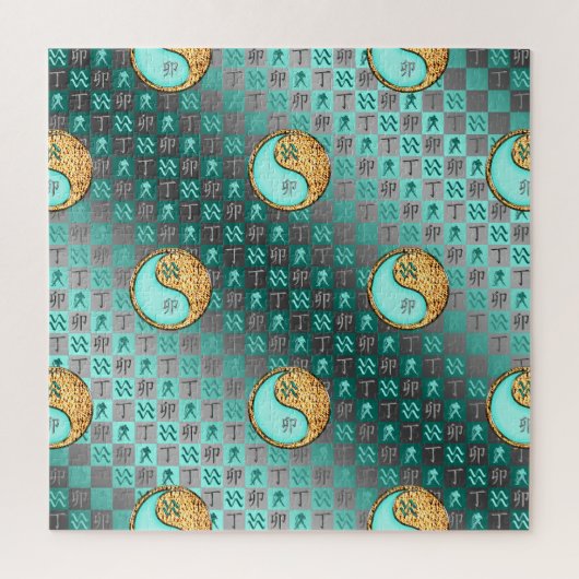 Aquarius & Fire Rabbit Legpuzzel (Verticaal)