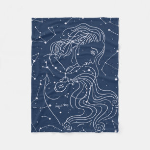 Aquarius Fleece Deken