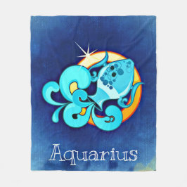 Aquarius Fleece Deken