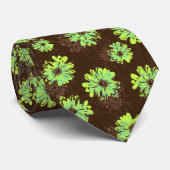 Aquarius Floral  tweezijdig Stropdas (Opgerold)